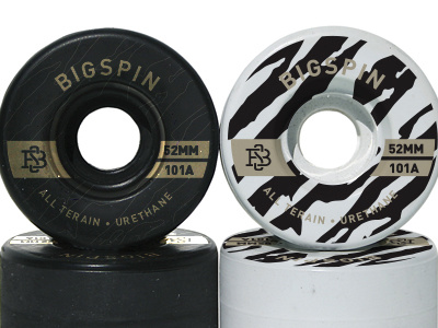 Bigspin design graphic print skateboarding wheels