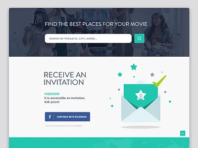 Vidzooo invite soon design green illustration project template ui ux video vidzooo web web design