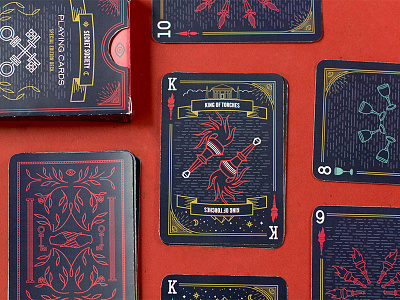 Secret Society Playing Cards esoteric gold hand illuminati illustration occult playing cards secret society snake texture torch