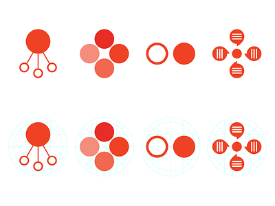 Feature Icons f04123 icons monochrome red simple