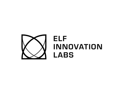 Elf Innovation Labs christmas elf logo santa