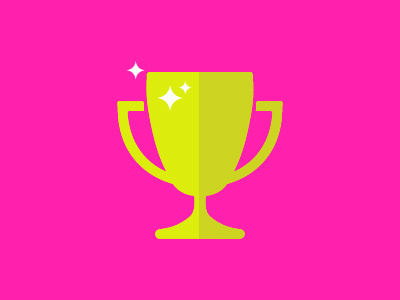 Trophy badge icon