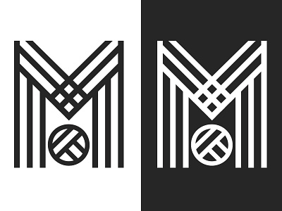 Mook black and white branding comps logo wip