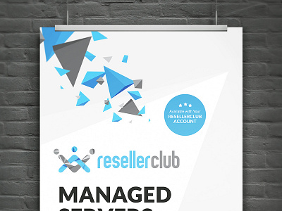 Flyer blue brochure flyer pamphlet print psd triangle white