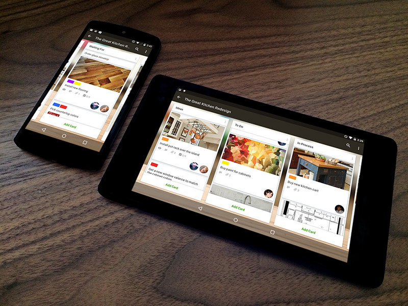 Trello for Android — Officially More Material! android app google material trello