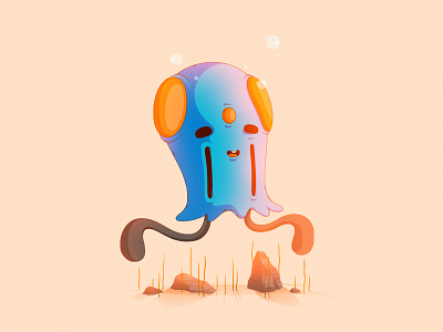 Tentacool | #72 72 gaming illustration monster nintendo pocket pokemon tentacool