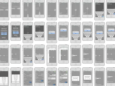 Project #1 ergonomics experience mobile mockups user ux wireframes wireframing