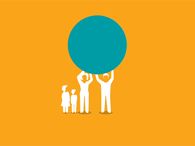 The Story Behind the Numbers educational family gif illustration loop motion graphics