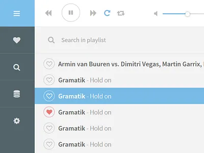 Simple music app WIP app music ui ux wip