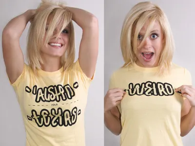 Austin Texas Weird Fold Shirt font lettering text typography words