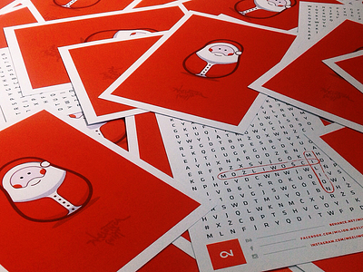 Christmas cards christmas handdrawn handmade holidays illustration matryoshkas santa santaclaus xmas