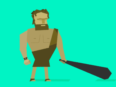 ancient man ancient flat hero man men warrior