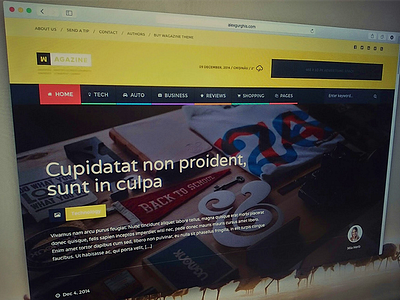 Wagazine - Frontpage Design magazine mobile responsive reviews wordpress theme