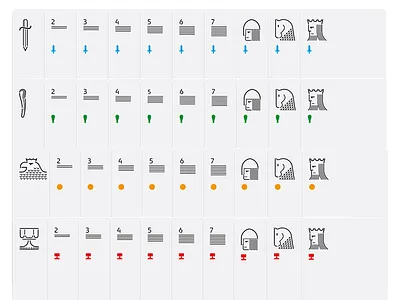 Siruca playing cards architects cards ergonomic heraldic pictograms playing playing cards siruca typeface typographic system typography
