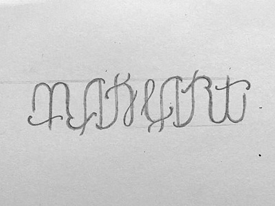 Another ambigram... ambigram hand drawn hand lettering lettering sketch type typography