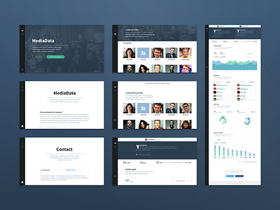 Mediadata (Overview) dashboard data graph media statistics tool visualization