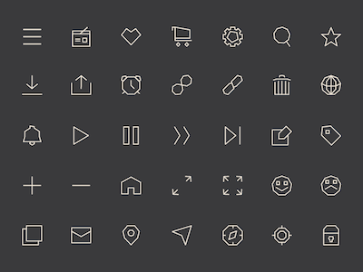 Some Icons free icon icons illustrator set
