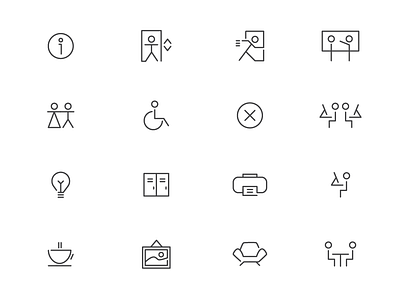 Graduation Project Pictograms anna design exit icons information manolova pictograms wc