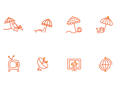 Line Icons iconography illustration ui elements