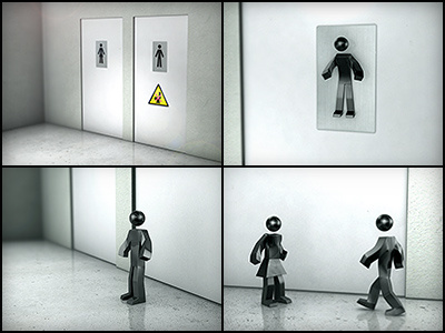 Toilet characters 3d animation capture captures characters toilet wc