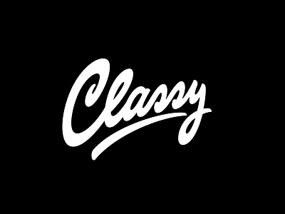 Classy calligraphy classy lettering retro t shirt