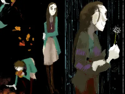 Clarisse McClellan 451 character design digital drawing fahrenheit illustration painting