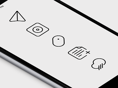 Outline Icons design iconography icons outlines thin ui