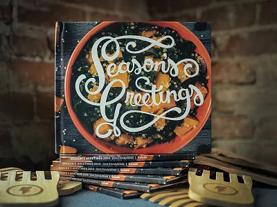 Season's Greetings christmas gift holiday print