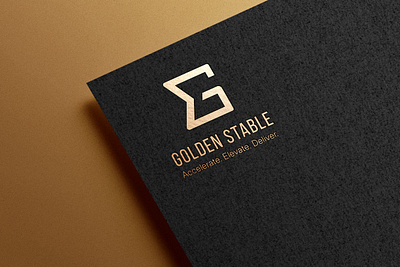 Golden Stable - Logo and Brand Identity branding design for startup logo saas logo startup idea support startup tech logo visual brand visual identity start up