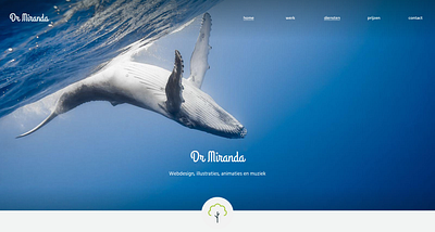 Whale whale whale hero design ui web design