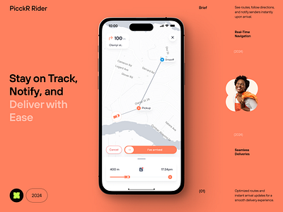 Trip in Progress bu delivery deliverymadeeasy deliverysimplified design logistics mobile app product design technology transportation ux design