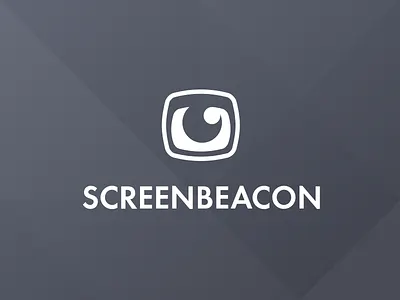 Screenbeacon Logo brand eye identity line logo minimal screen screenbeacon simple