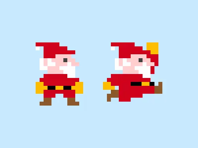 Super Santa card christmas santa super mario