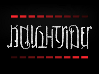 80s Ambigram 80s ambigram hand drawn hand lettering lettering sketch tv show type typography