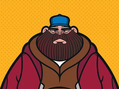 New Character adobe caricature cartoon illustrator vector