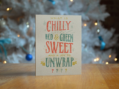 2014 Christmas Card card christmas design graphic holidays typography