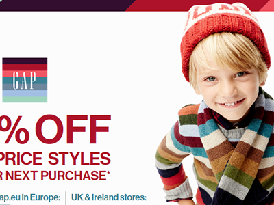 Gap Europe Holiday Box Stuffer ecommerce email fashion gap mobile print visual web