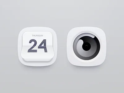 Time Goes By calendar clock icon theme