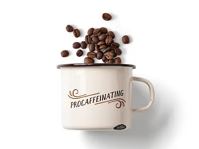 PROCAFFEINATING coffee hipster kualalumpur lettering malaysia procaffeinating typography vintage