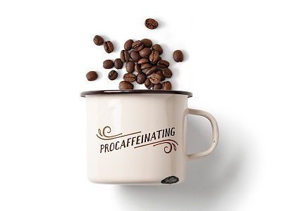 PROCAFFEINATING coffee hipster kualalumpur lettering malaysia procaffeinating typography vintage
