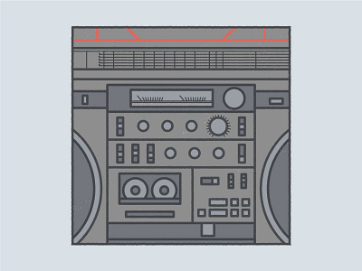 Hip Hop Covers: Radio (1985) boombox cover grunge hip hop ll cool j music radio vector