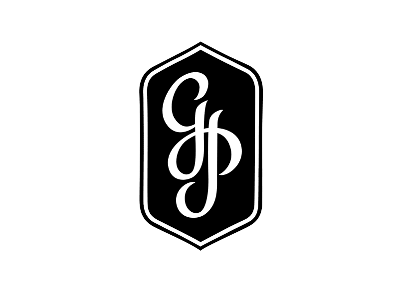 Ged Palmer Monogram animated animation ged palmer gif lettering logo logotype monogram type