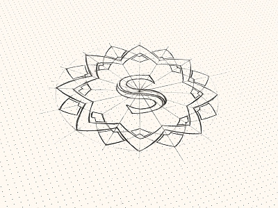 Logo Sunflower Hotel 02 brand branding creative drawn flower hand hotel icon logo sketch sunflower symbol