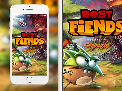 Vertical Best Fiends Key Art best fiends character development illustration ios key art mobile games seriously digital entertainment sketch