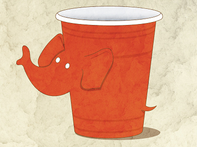 Surreal BBQ Series bbq illustration solo cup surreal
