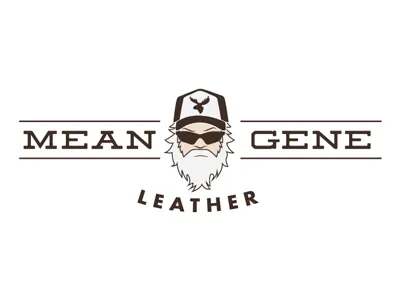 Mean Gene Leather branding leather logo