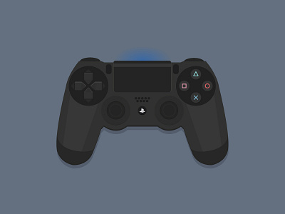 Gamepad - PS4 gamepad illustration playstation ps4 sony vector
