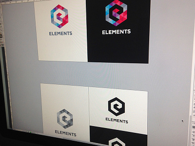 Logo progress branding elements hexagon identity isometric logo mark symbol triangular