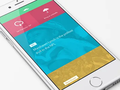 Concept Doodling clean color feed hipster icon ios ios8 iphone nav news tags weather