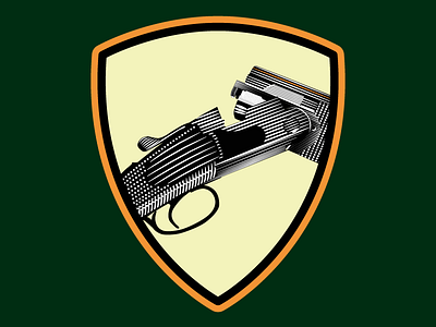 Part of the lable for weapon lubricant aerosol can bw engraving gun packaging design shield weapon